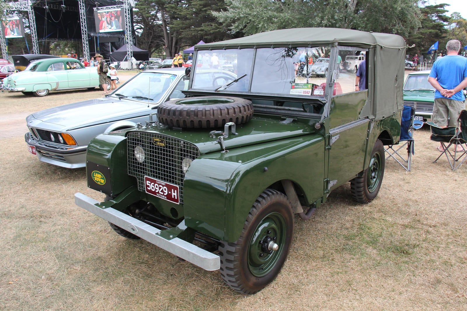 Πράσινο Land Rover Series I 80 ιντσών