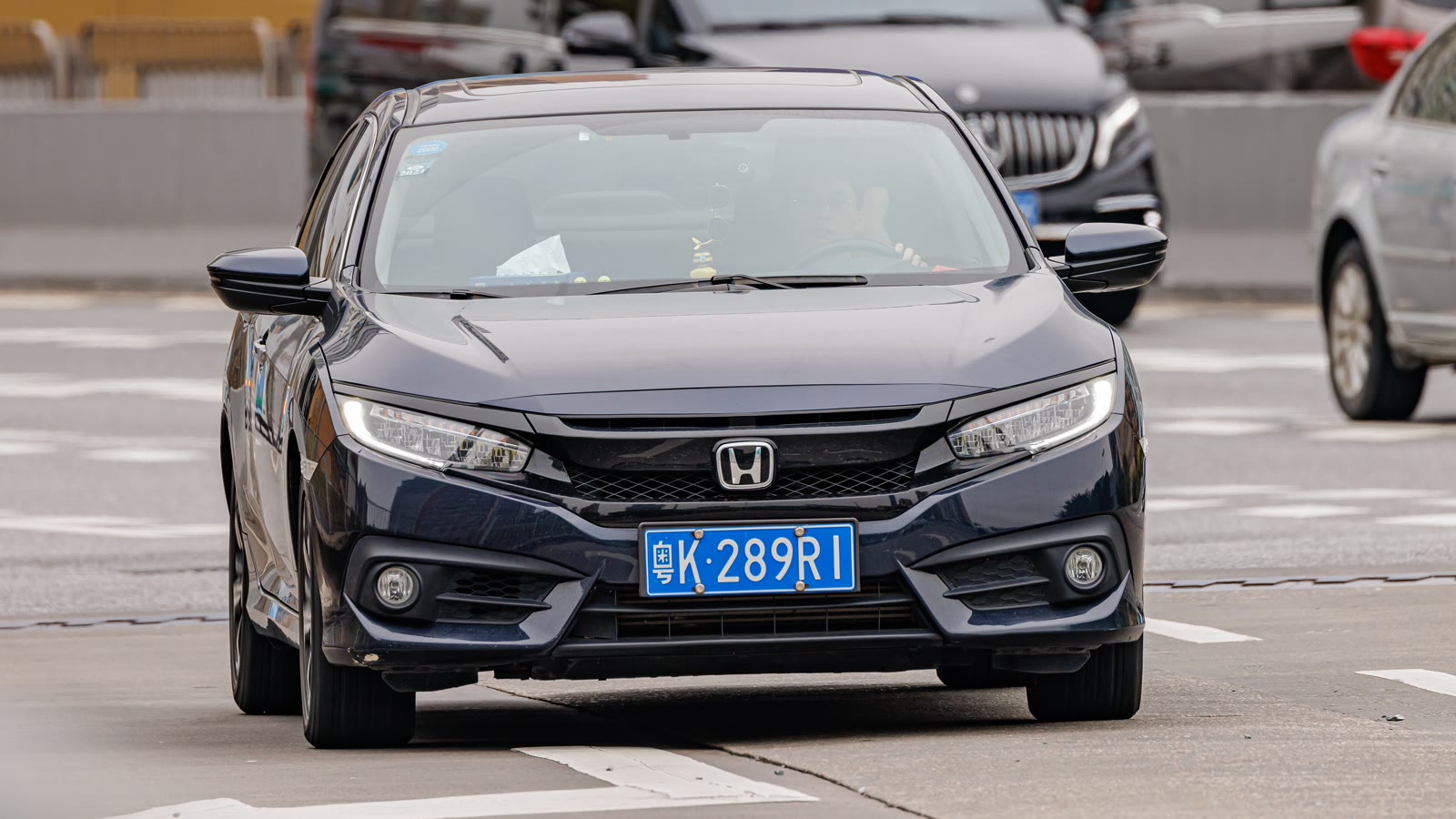 Honda Civic sedan σε προδιαγραφή αγοράς της Κίνας. Δεν είναι ελληνική έκδοση.